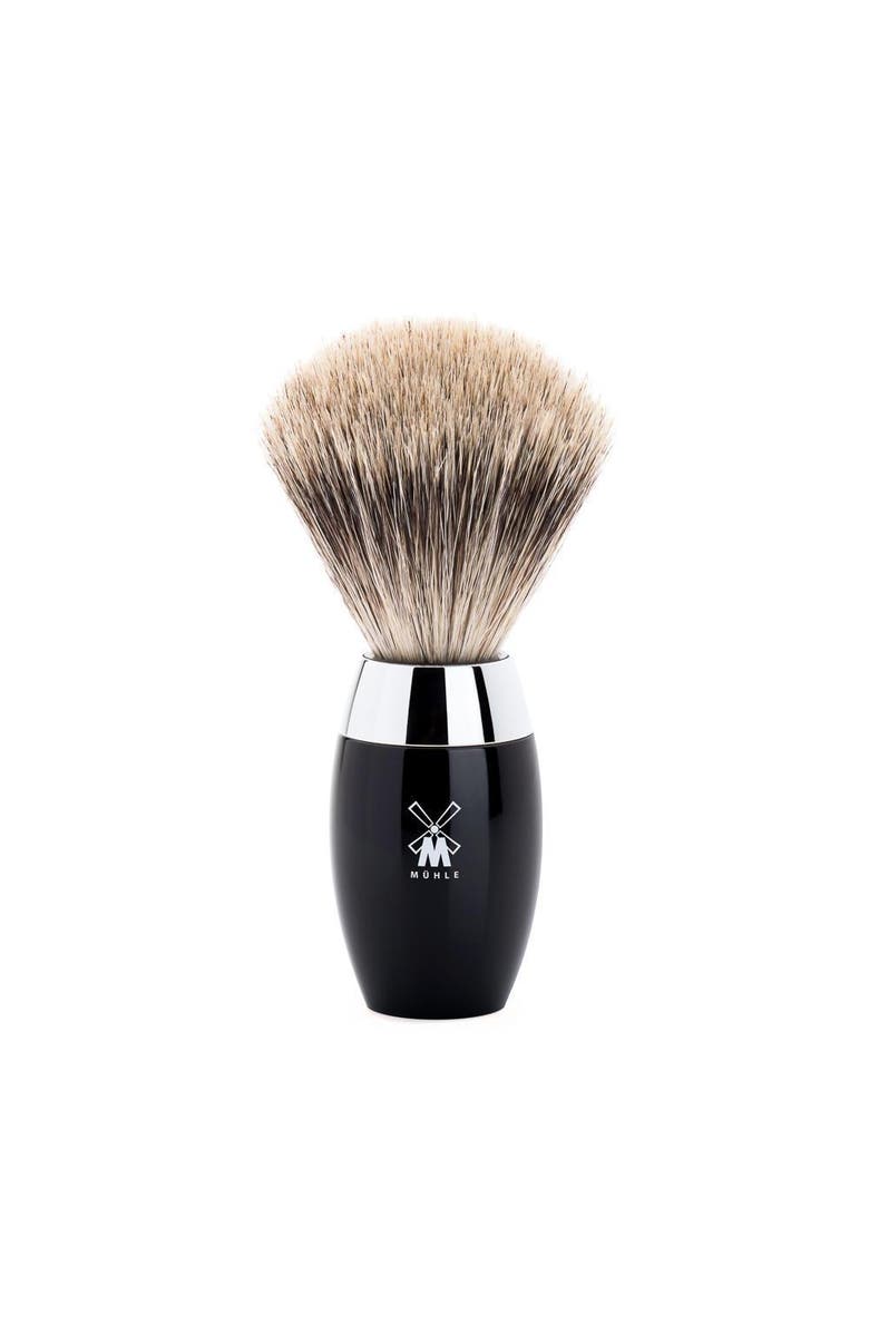 MÜHLE Kosmo Black Fine Badger Shaving Brush, Main, color, Black