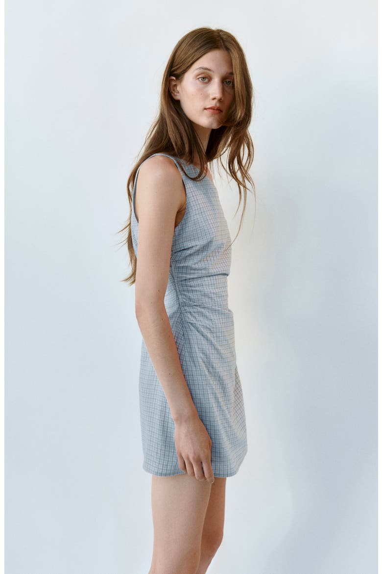 Phoebe One Shoulder Minidress, Alternate, color, SKY BLUE