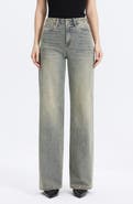 Bayeas Embellished High Waist Wide Leg Jeans
