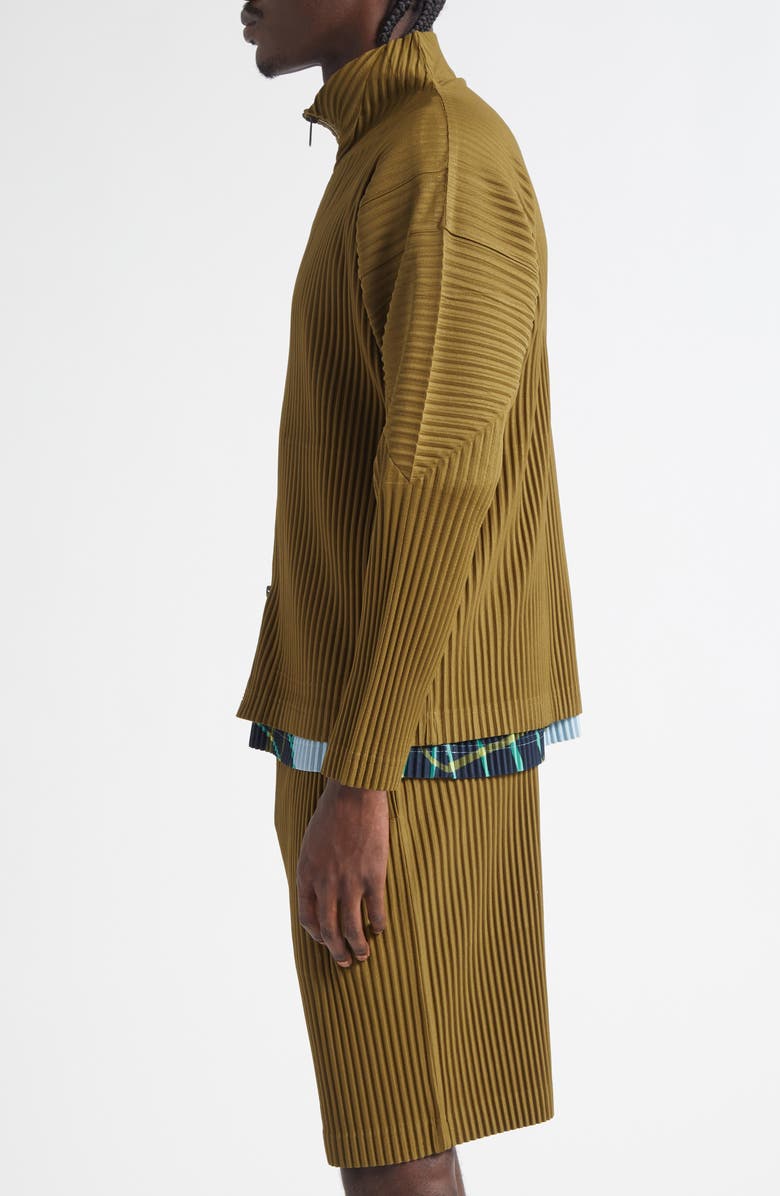 Homme Plissé Issey Miyake Monthly Colors Pleated Full Zip Jacket, Alternate, color,