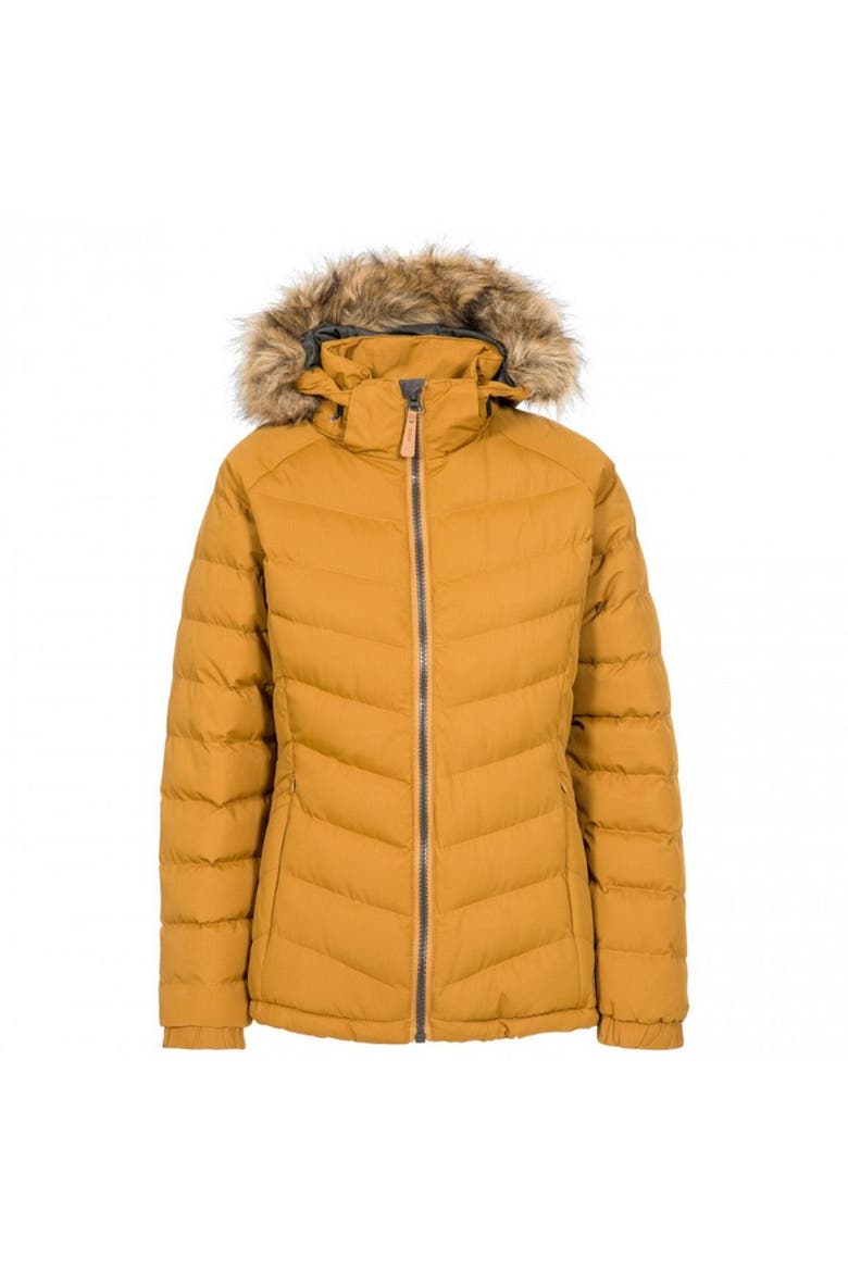 Nadina Waterproof Padded Jacket, Main, color, Golden Brown
