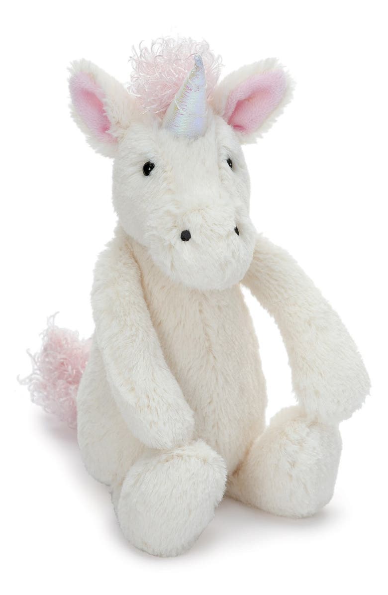 Jellycat 'Small Bashful Unicorn' Stuffed Animal, Main, color,