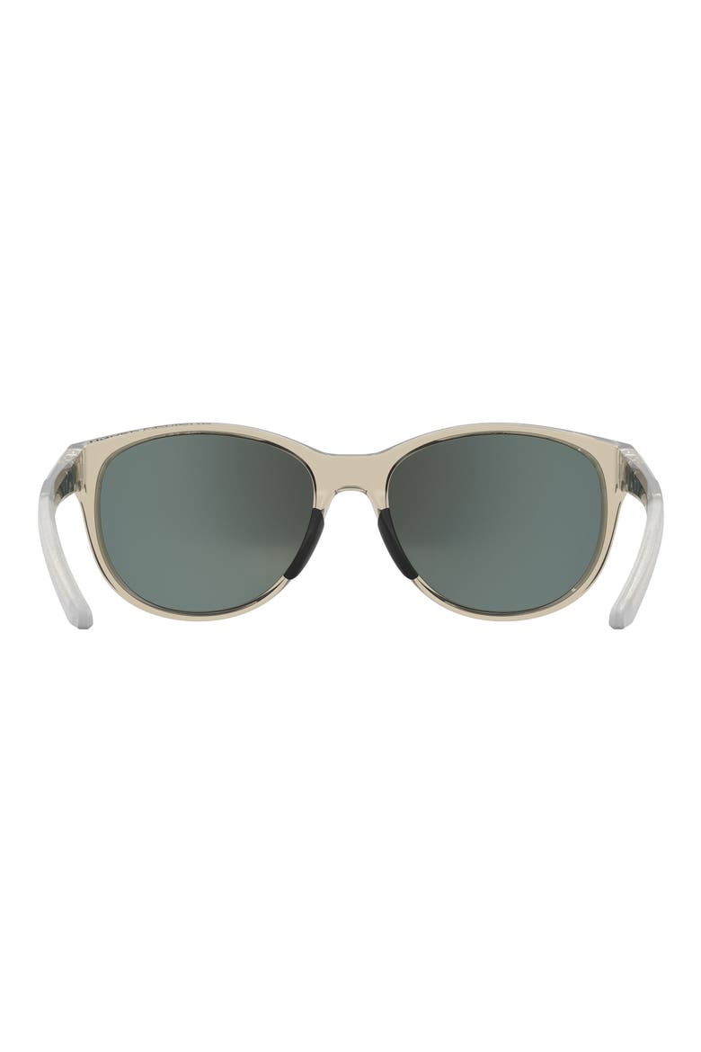 57mm Mirrored Round Sunglasses, Alternate, color, BEIGE