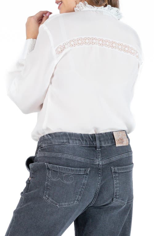 Cache Coeur Scarlett Pregnancy And Nursing Blouse In White