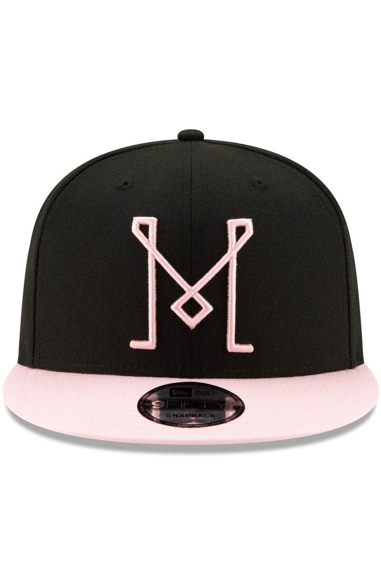 New Era Men's New Era Black Inter Miami CF Starting 9FIFTY Adjustable Snapback Hat, Alternate, color, 