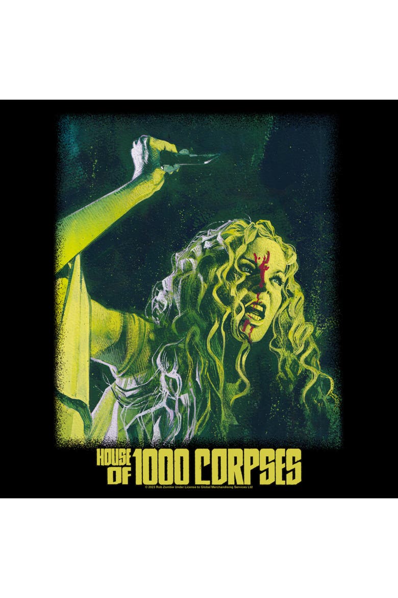 Men's Rob Zombie House Of 1000 Corpses Baby Firefly  Graphic T-Shirt, Alternate, color, Black