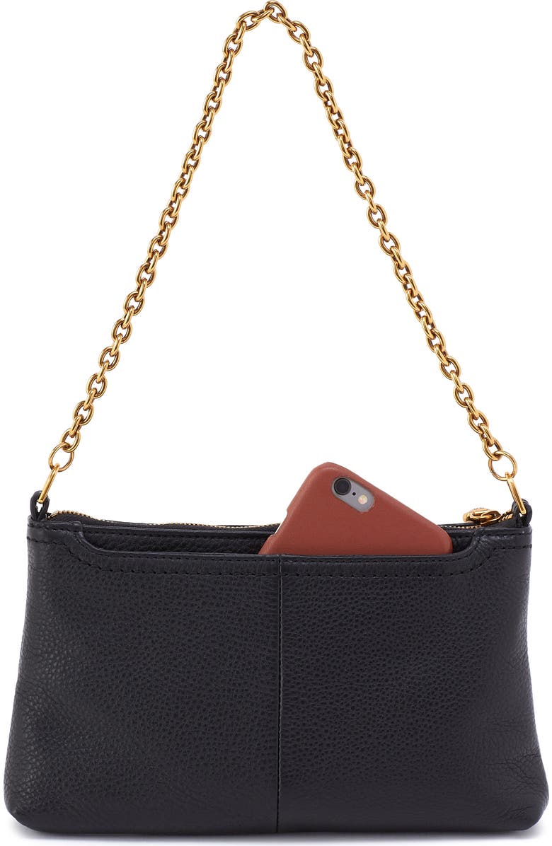 HOBO Darcy Convertible Metallic Leather Crossbody Bag, Alternate, color,