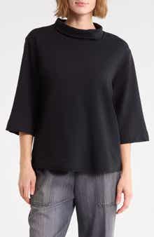 Oversized Funnel Neck Sweatshirt