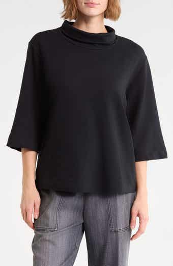 Oversized Funnel Neck Sweatshirt
