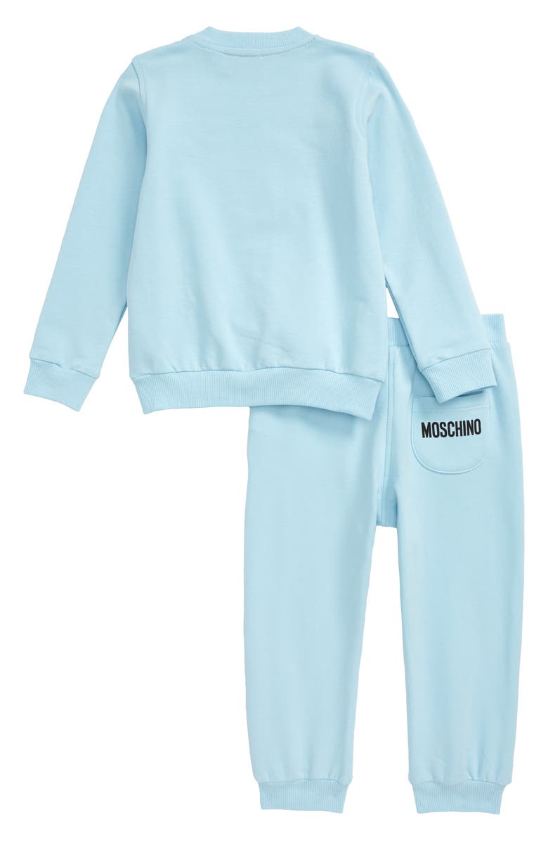 Moschino Teddy Logo Graphic Sweatshirt & Sweatpants Set, Alternate, color,