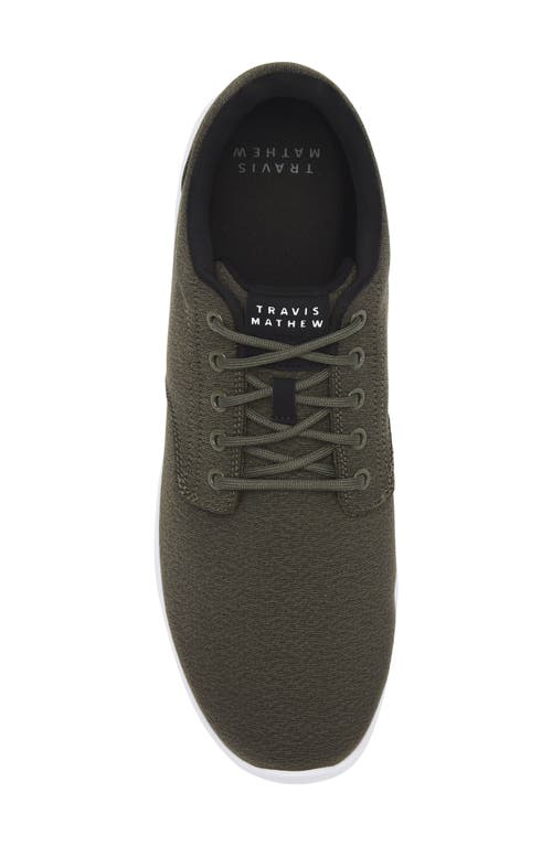 Travismathew The Daily Ii Woven Sneaker In Green
