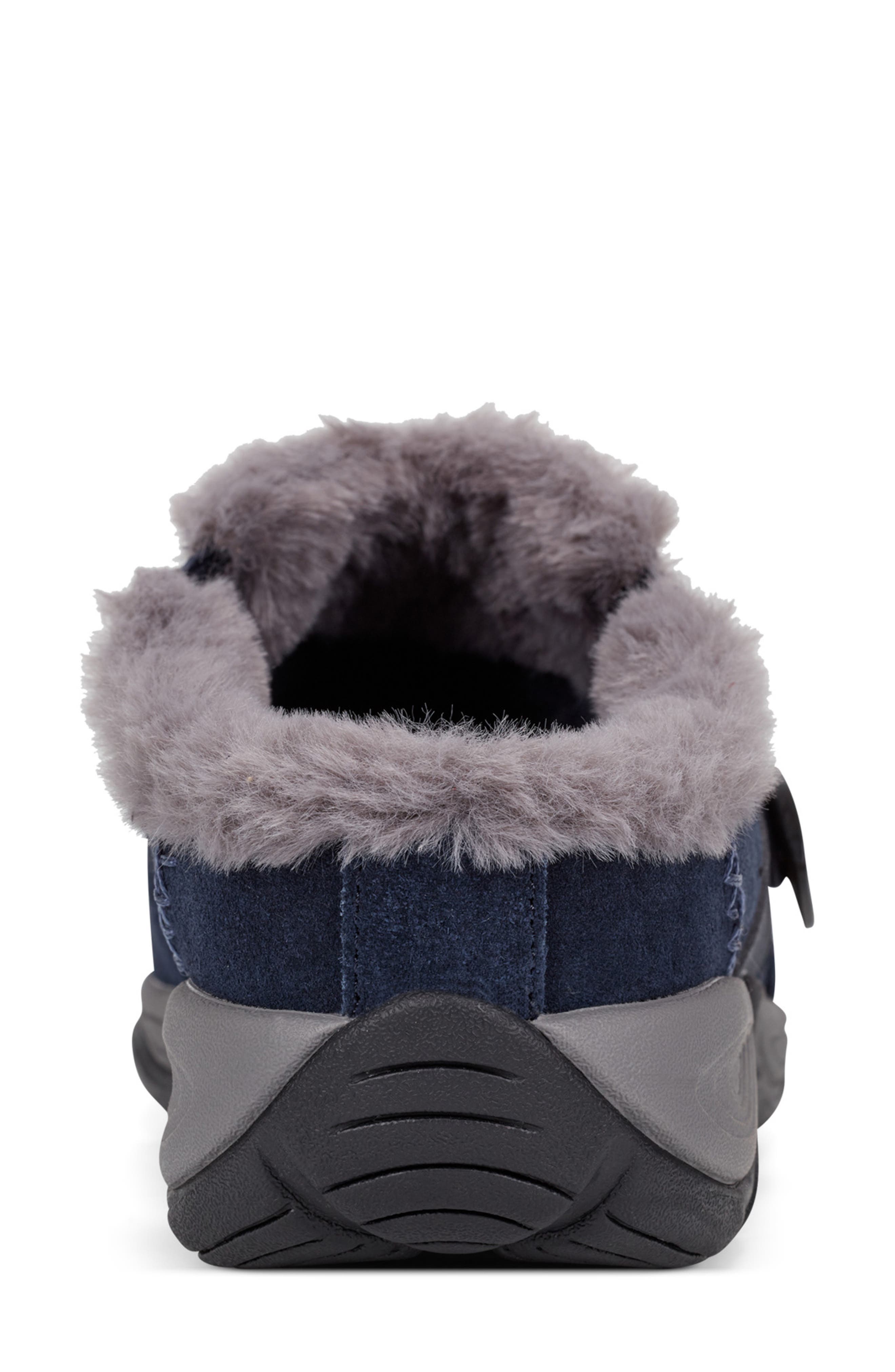 Elinn Faux Shearling Mule, Alternate, color, DARK BLUE
