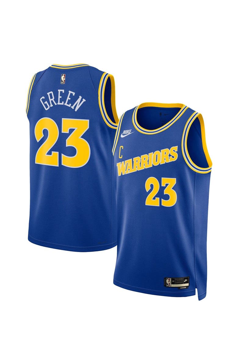 Nike Men's Nike Draymond Green Blue Golden State Warriors Swingman Jersey - Classic Edition, Main, color, 