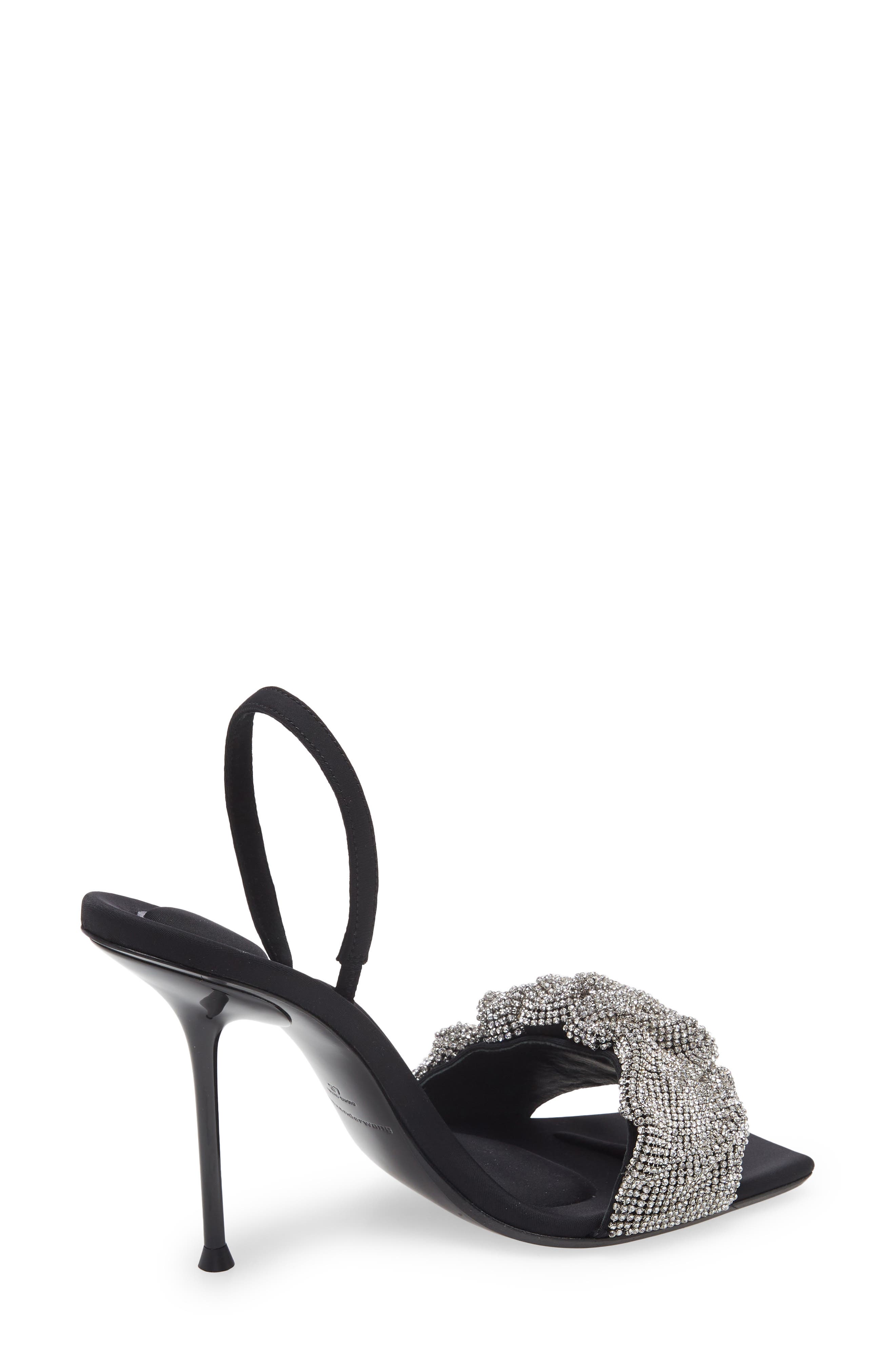 Alexander Wang Julie Crystal Embellished Sandal, Alternate, color, 