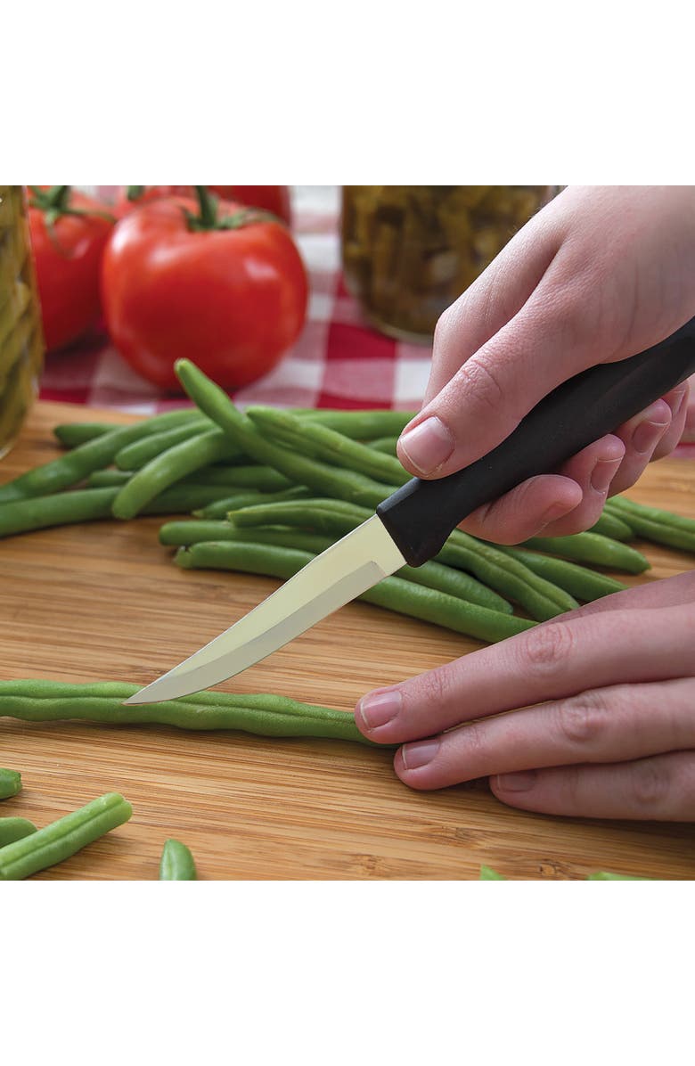 Rada Cutlery 3.25-Inch Heavy Duty Paring Knife Anthem Wave Handle, Alternate, color, Black