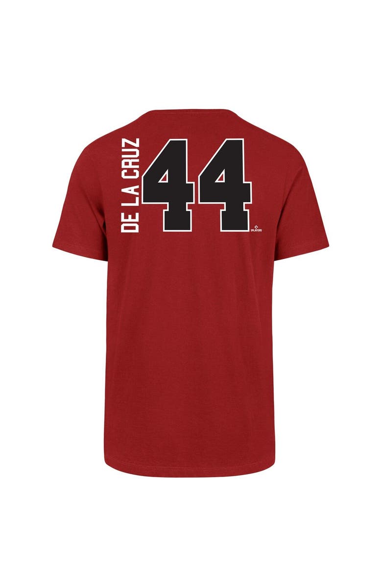 '47 Men's '47 Elly De La Cruz Red Cincinnati Reds Name & Number T-Shirt, Alternate, color, Red