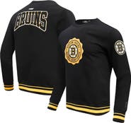 PRO STANDARD Men's Pro Standard Black Boston Bruins Crest Emblem Pullover Sweatshirt