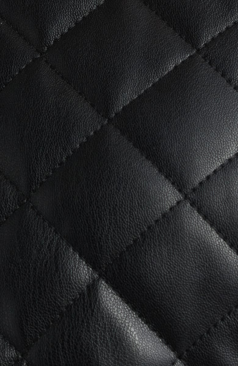 AK ANNE KLEIN Quilted Mixed Media Jacket, Alternate, color,