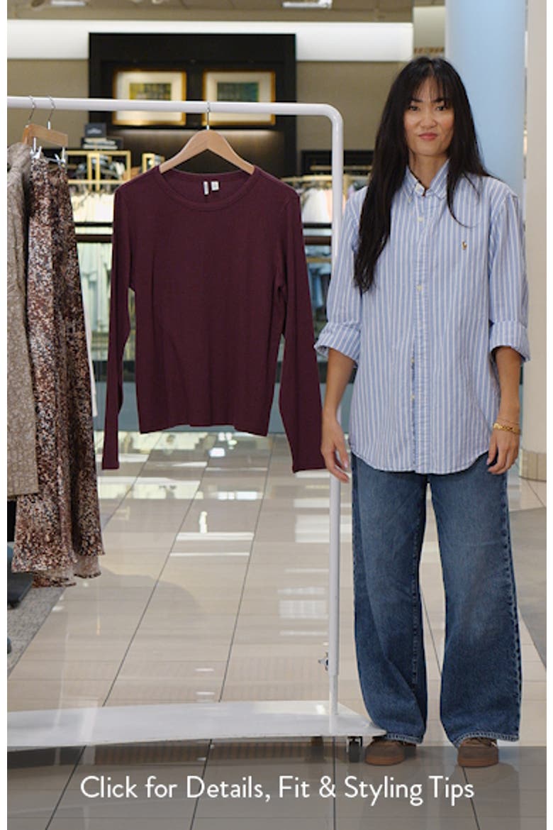 Rib Stretch Pima Cotton T-Shirt video