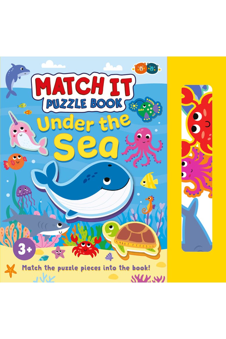 Match It Puzzle Book, Under The Sea Jigsaw Storybook, Kid 3+, Main, color, Multicolored