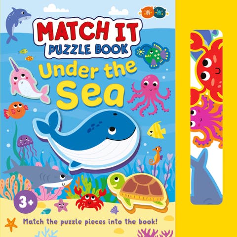 Match It Puzzle Book, Under The Sea Jigsaw Storybook, Kid 3+