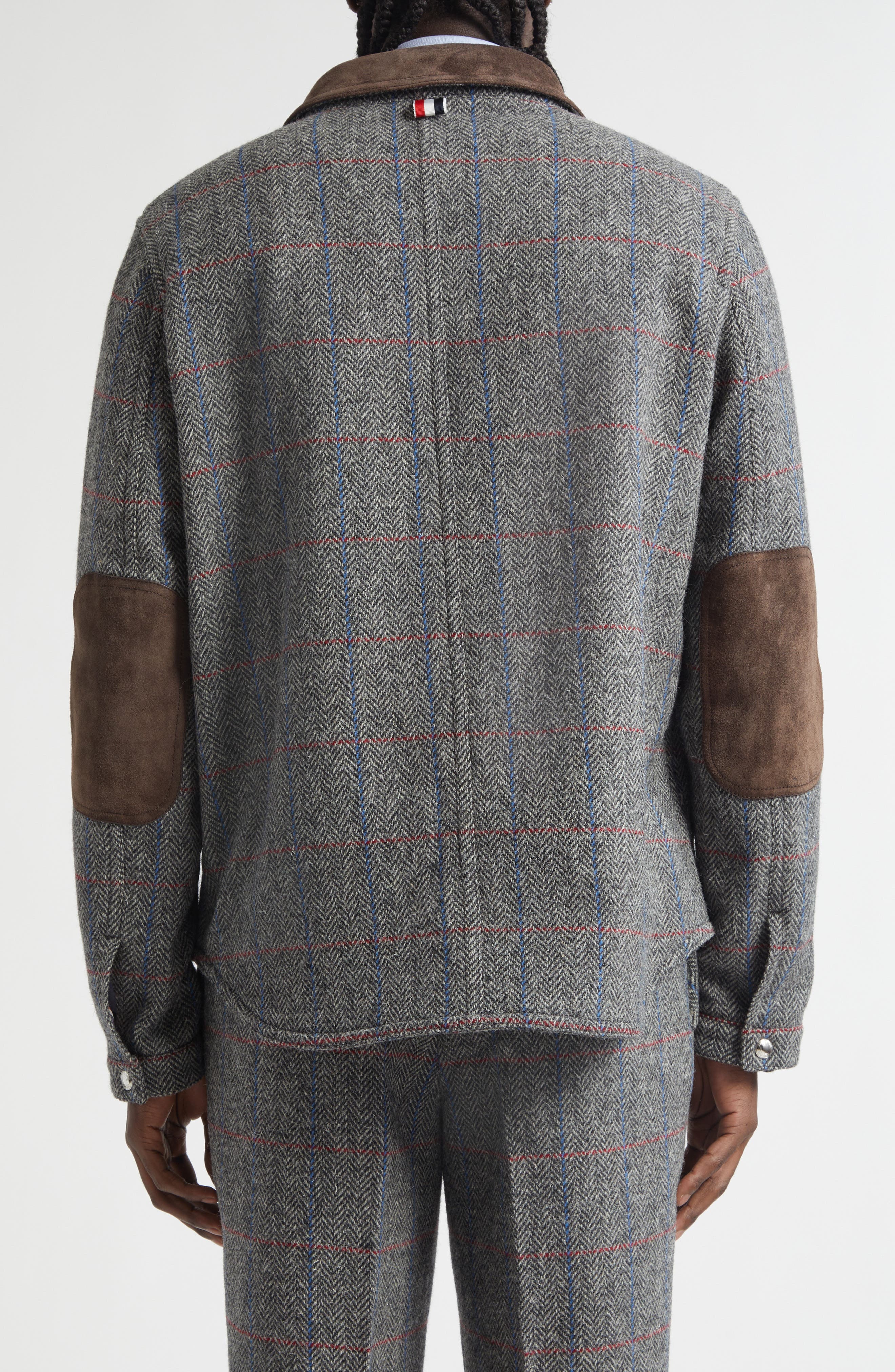 Thom Browne Hunting Tweed Utility Jacket (Men) | Nordstrom