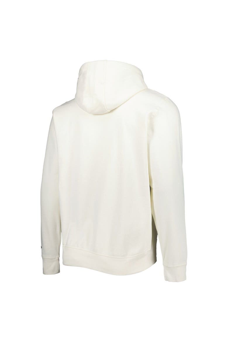 Men's New Era Cream Arizona Cardinals Sideline Chrome Pullover Hoodie, Alternate, color, Cream
