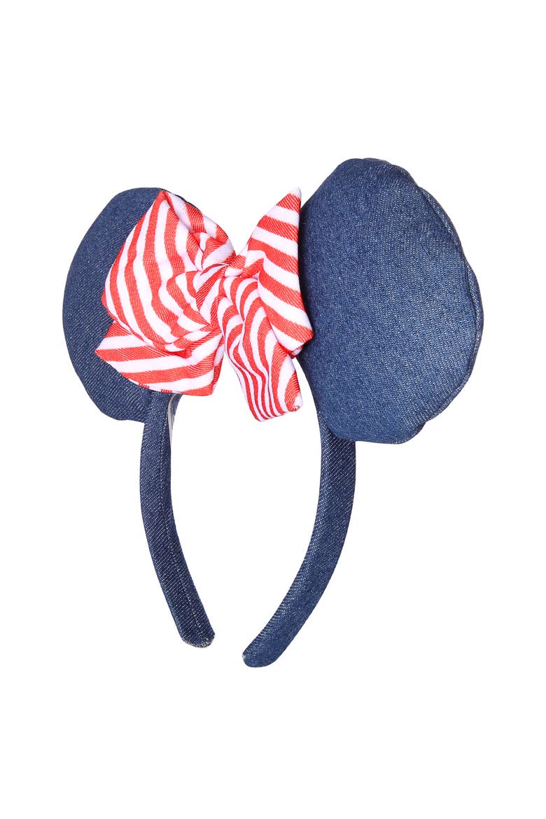 Minnie Mouse Ears Headband Official License, Alternate, color, Blue