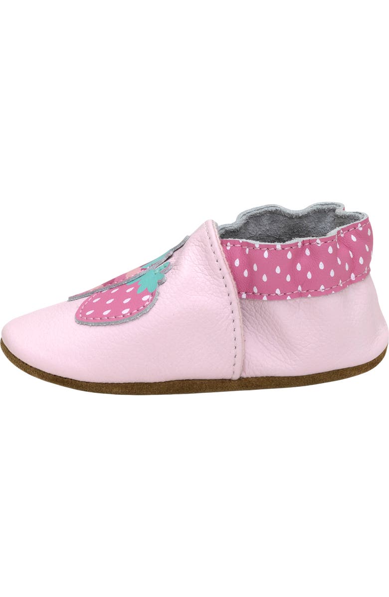 Robeez<sup>®</sup> Berry Sweet Crib Shoe, Alternate, color,