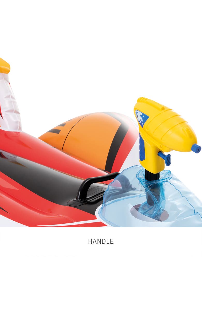 Intex Plane Rideon Pool Float W/ Water Gun, 88Lb Cap, Ages 3+, Alternate, color, Multicolored