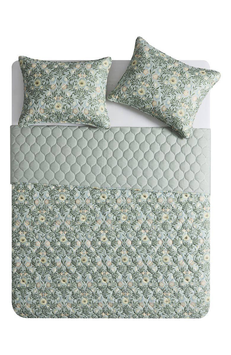 VCNY HOME Whisper 3-Piece Quilt Set, Alternate, color, Green