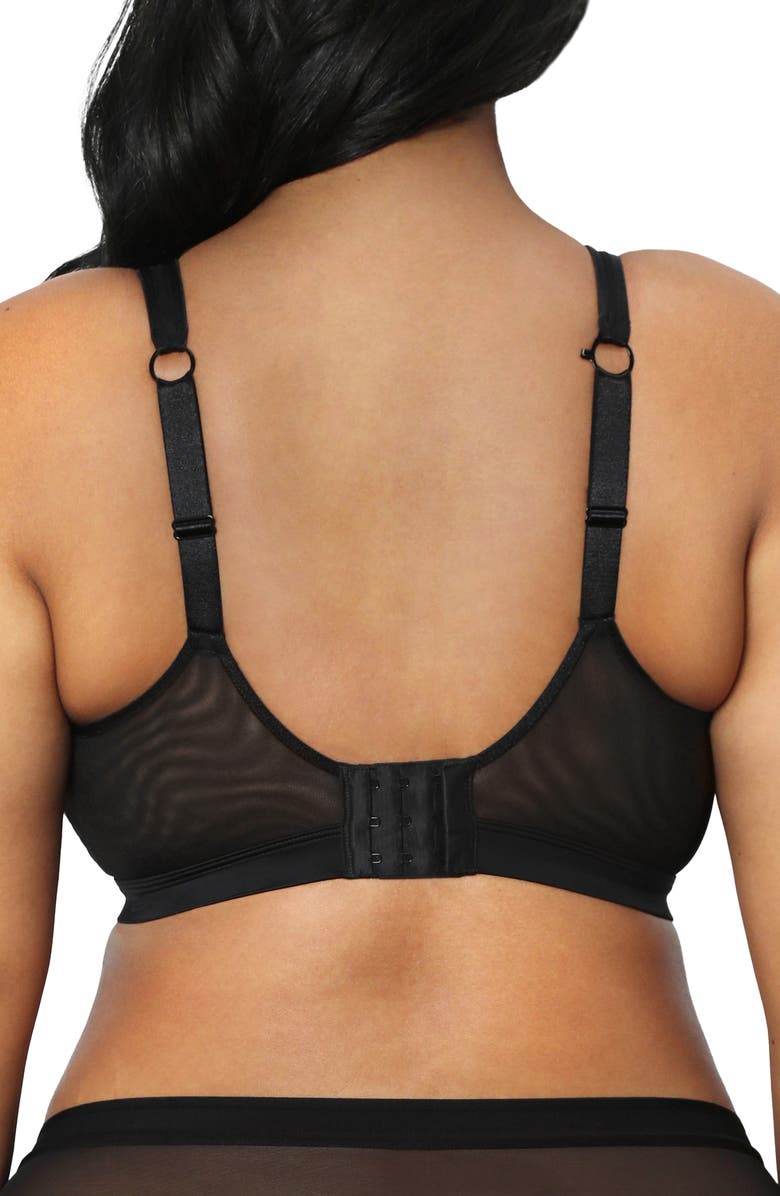 Curvy Couture Sheer Mesh Crop Bralette, Alternate, color, 