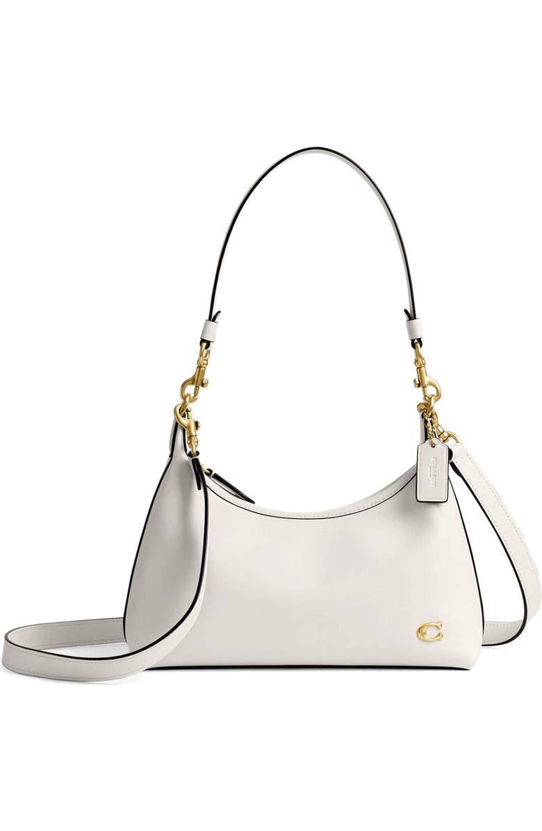 COACH Juliet 25 Glovetanned Leather Shoulder Bag, Alternate, color, B4/Chalk