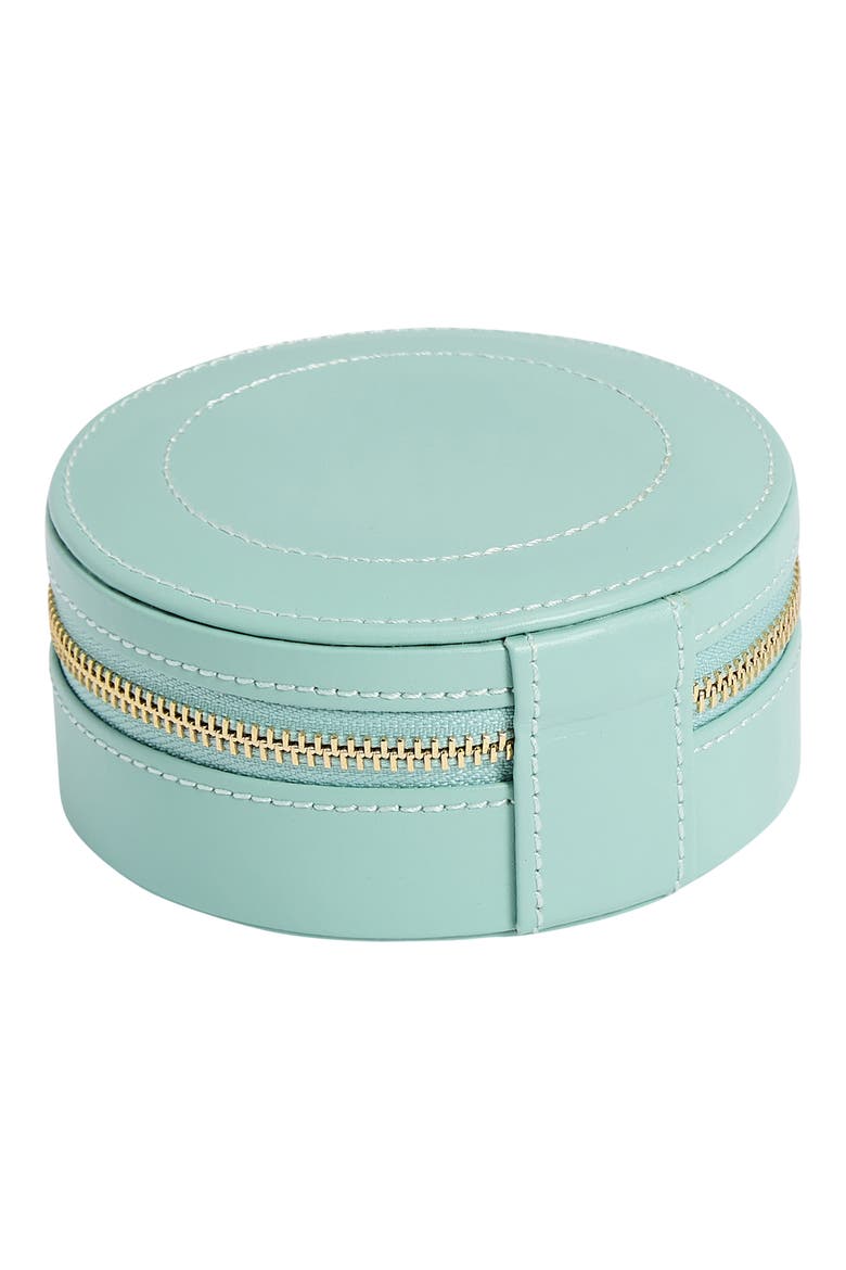 Sophia Round Zip Case, Alternate, color, JADE