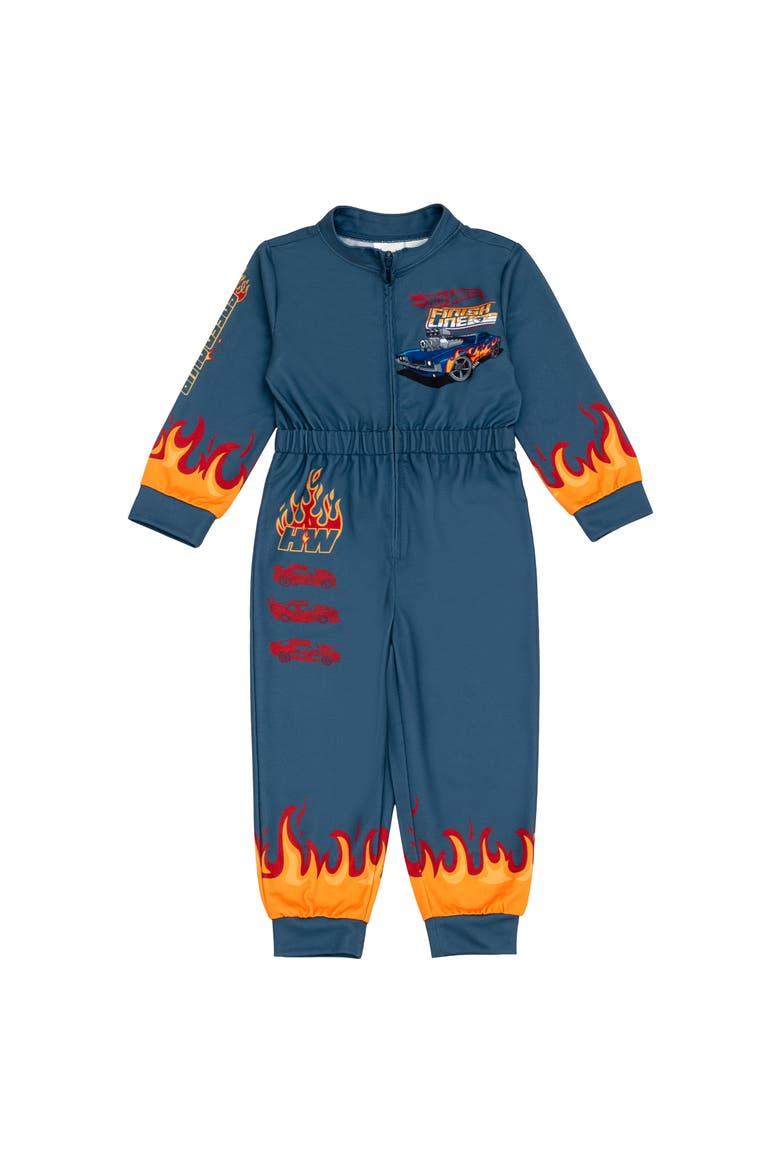 Racing One Piece Outfit, Main, color, Navy Blue
