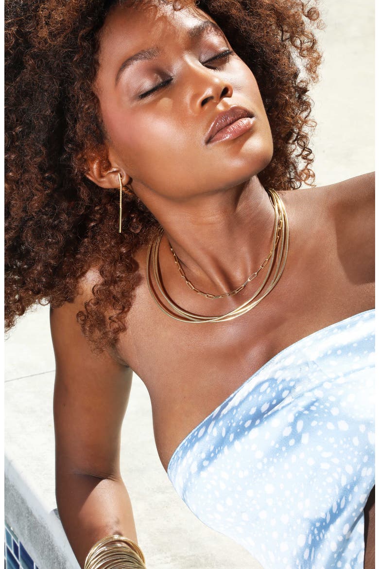 Ofira 14K Gold Chain Link Necklace, Alternate, color, 14K YELLOW GOLD