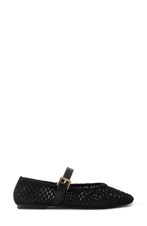 Arezzo Abby Ballet Flat In Black