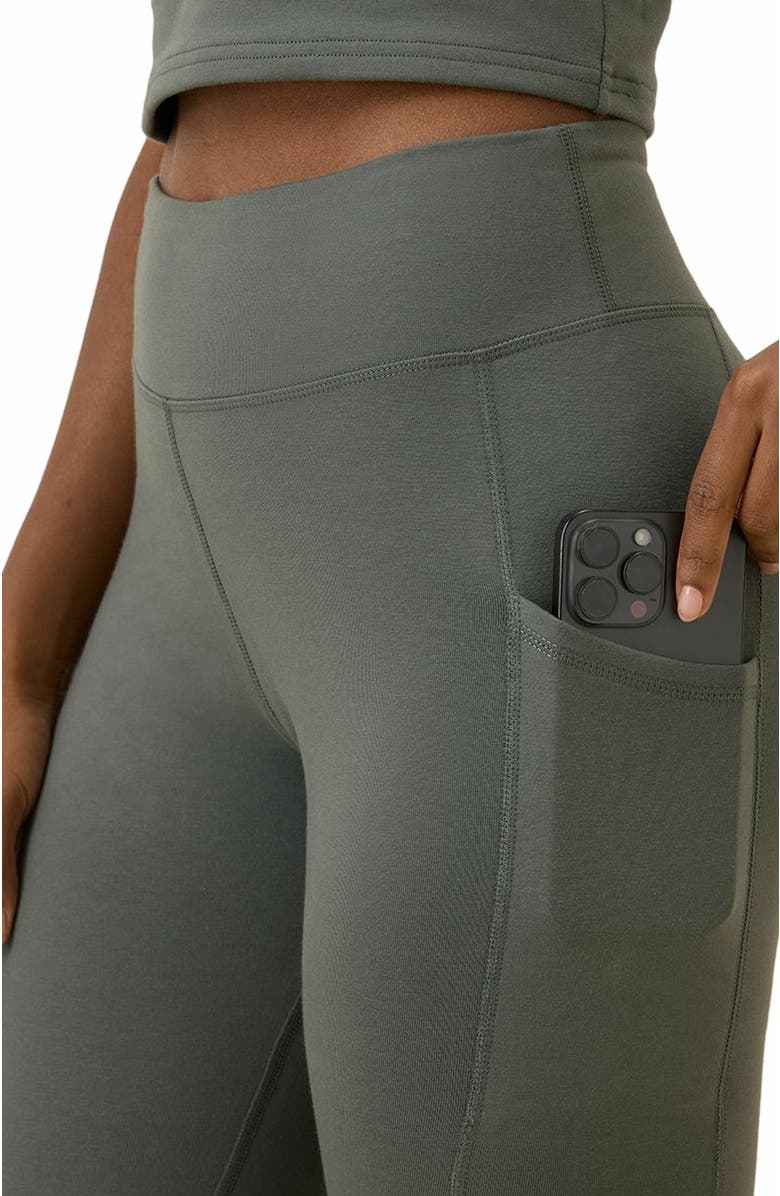 Pact On the Go-To Pocket Legging, Alternate, color, Castor Grey