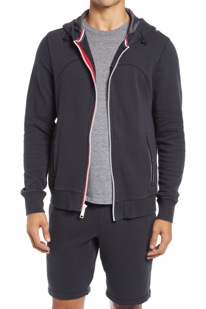 Rush Hoodie, Main, color, BLACK