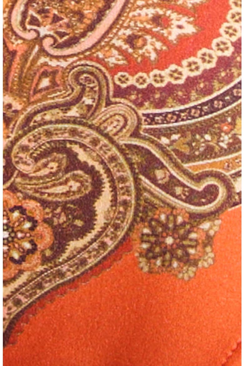 Mahon Scarf Tie Bikini Bottoms, Alternate, color, TANGERINE PAISLEY