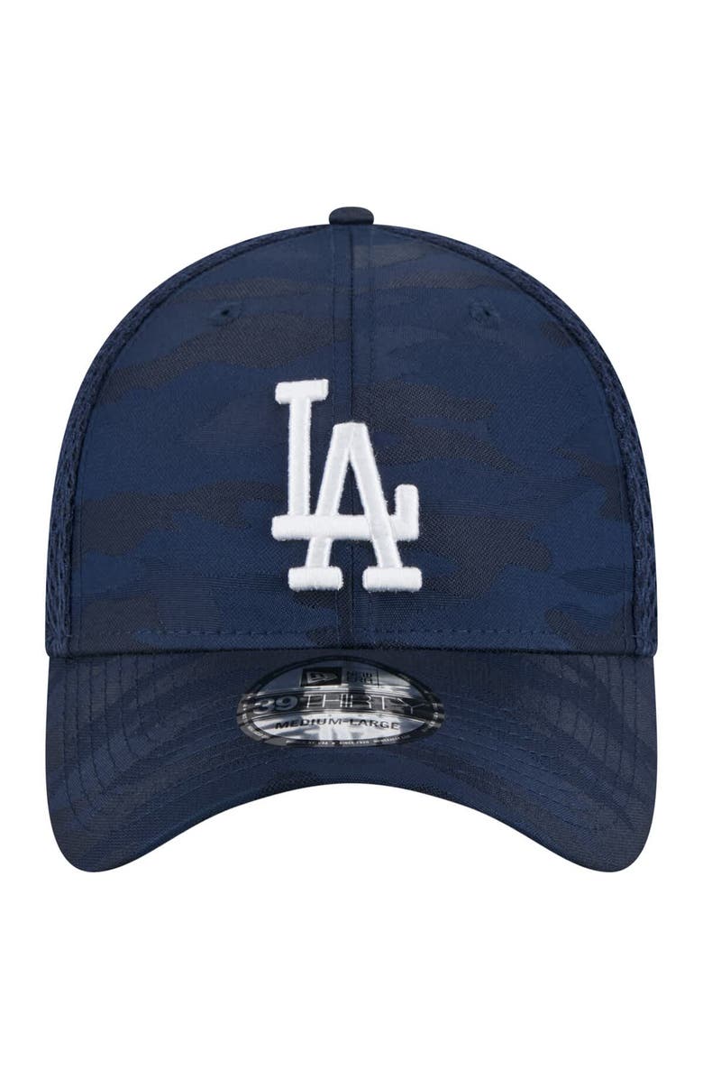 New Era Men's New Era Navy Los Angeles Dodgers Subtle Camo 39THIRTY Flex Hat, Alternate, color, 