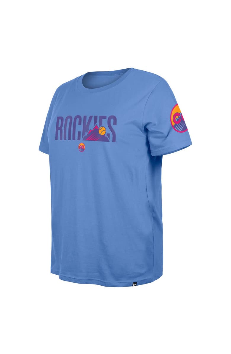 New Era Women's New Era Blue Colorado Rockies 2025 City Connect Plus Size T-Shirt, Alternate, color, Blue