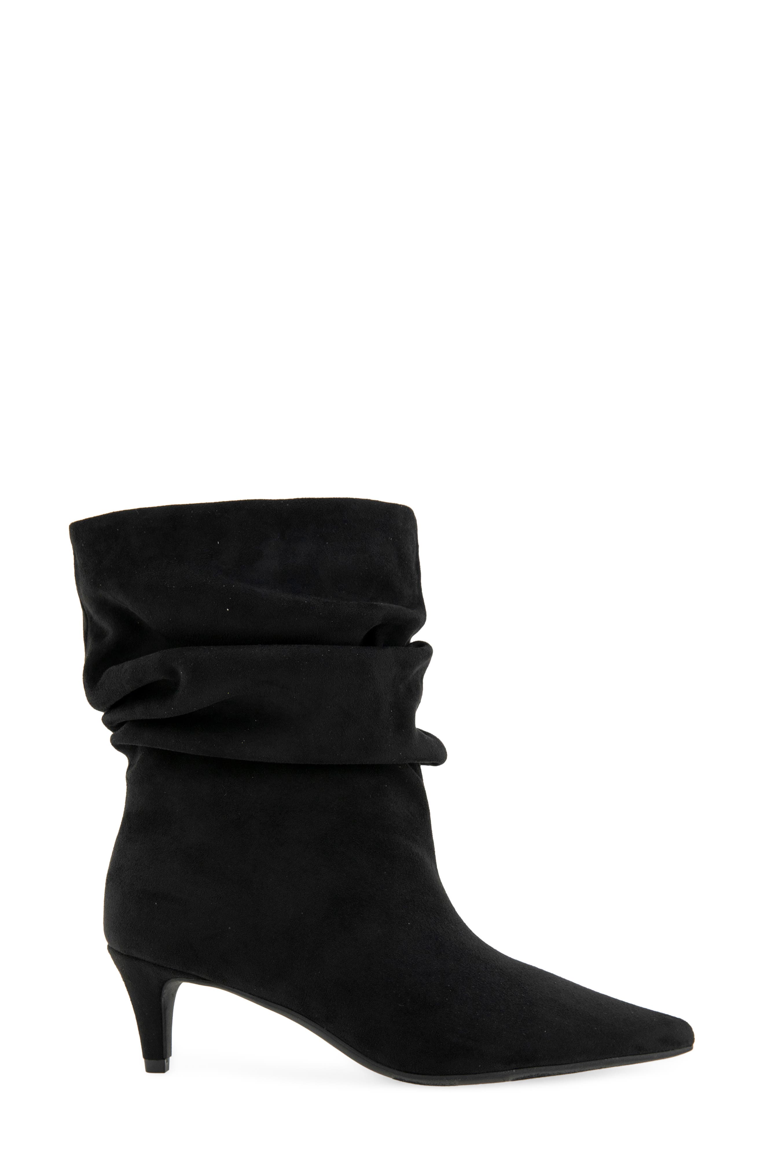 Mysha Pointed Toe Bootie, Alternate, color, BLACK