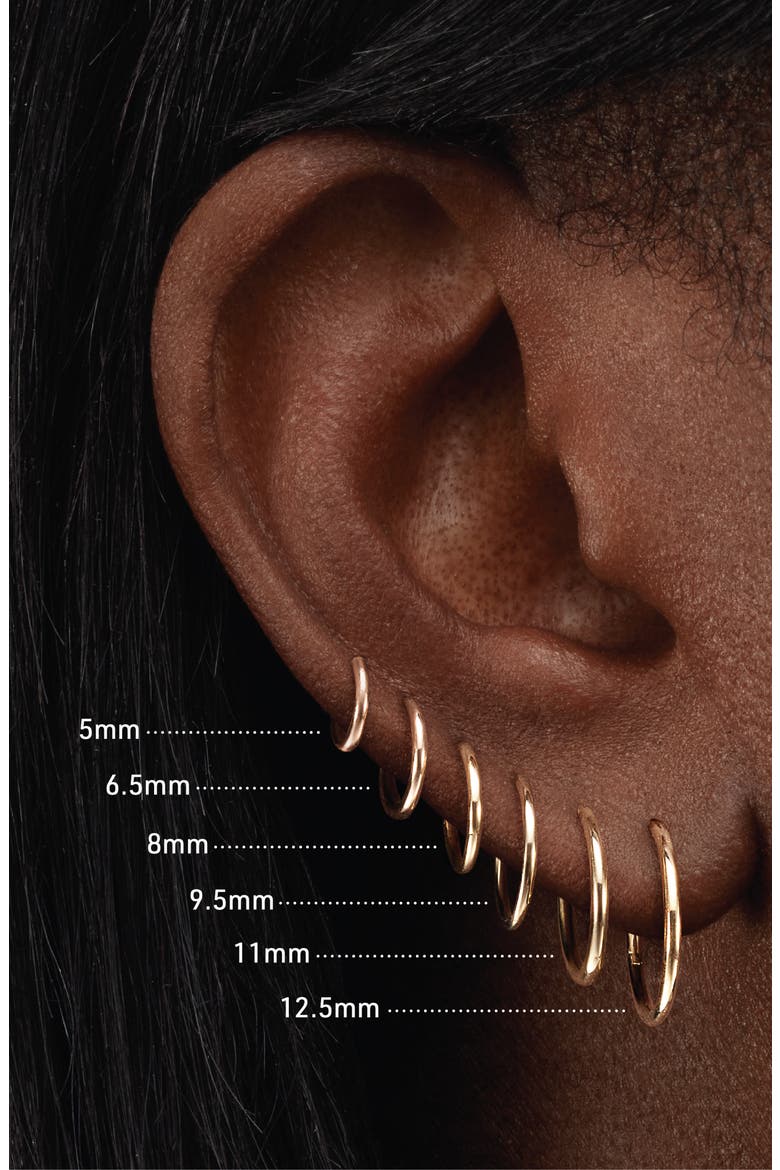 14K Gold Plain Clicker, Alternate, color, YELLOW GOLD