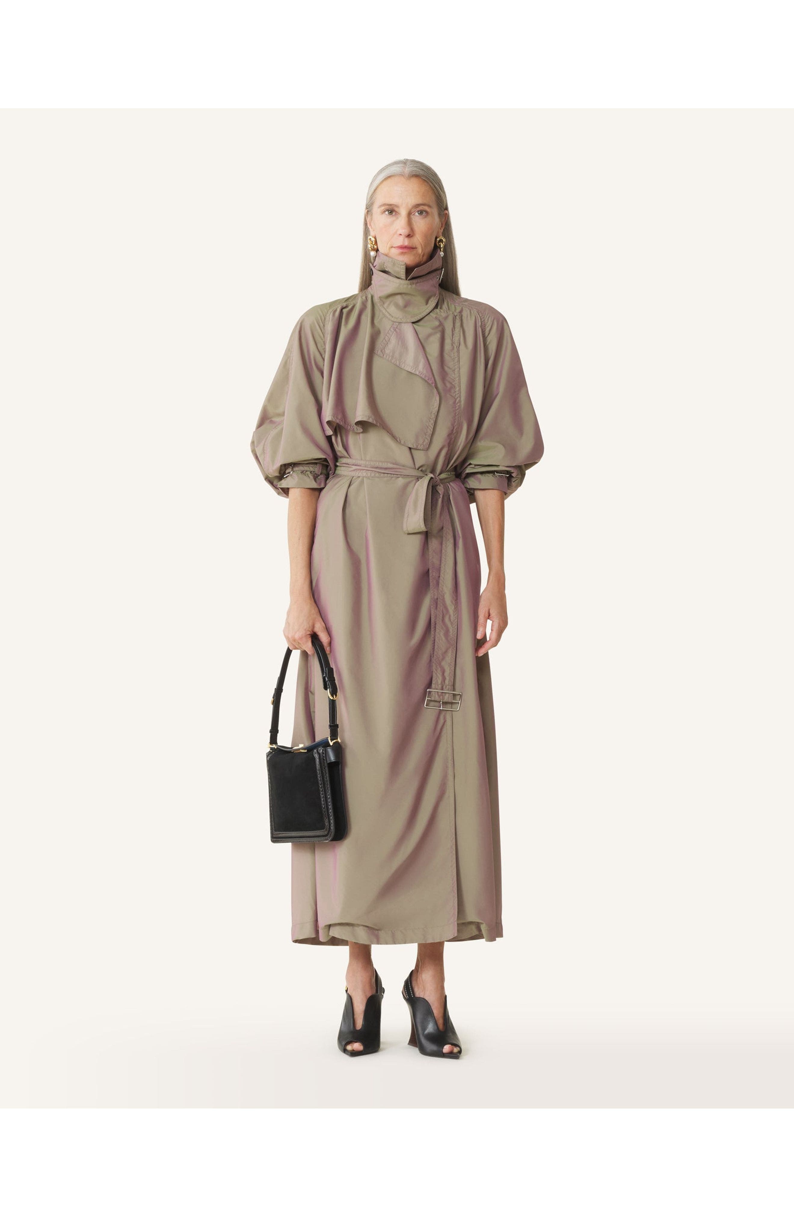 Lanvin Compagnon Small Asymmetrical Bag In Python Finishing, Alternate, color, Black/Black