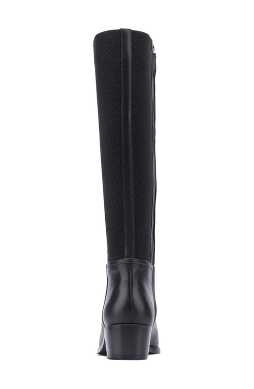 Aquatalia Ricarda Weatherproof Knee High Boot In Black