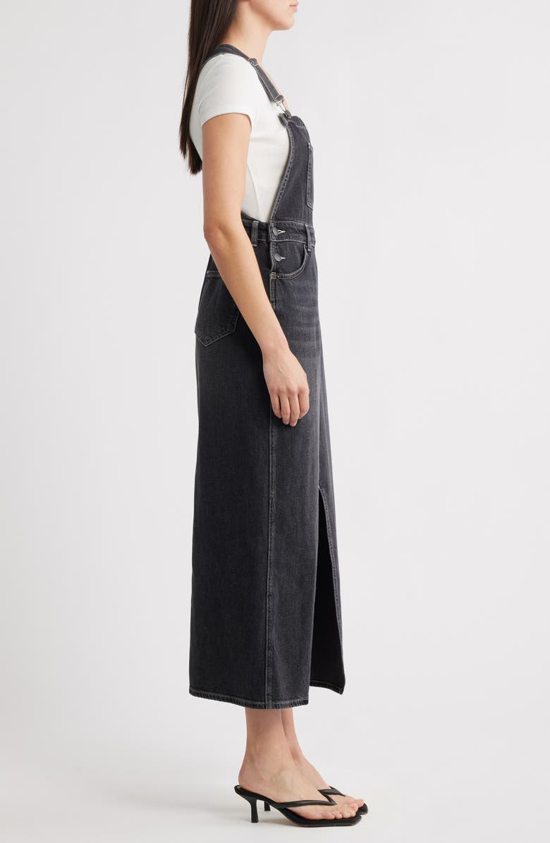 Rails Westlake Maxi Overall Dress, Alternate, color, Black Sand