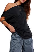 Free People Cascadia One-Shoulder Tunic Top