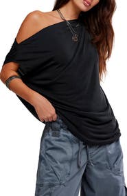 Free People Cascadia One-Shoulder Tunic Top