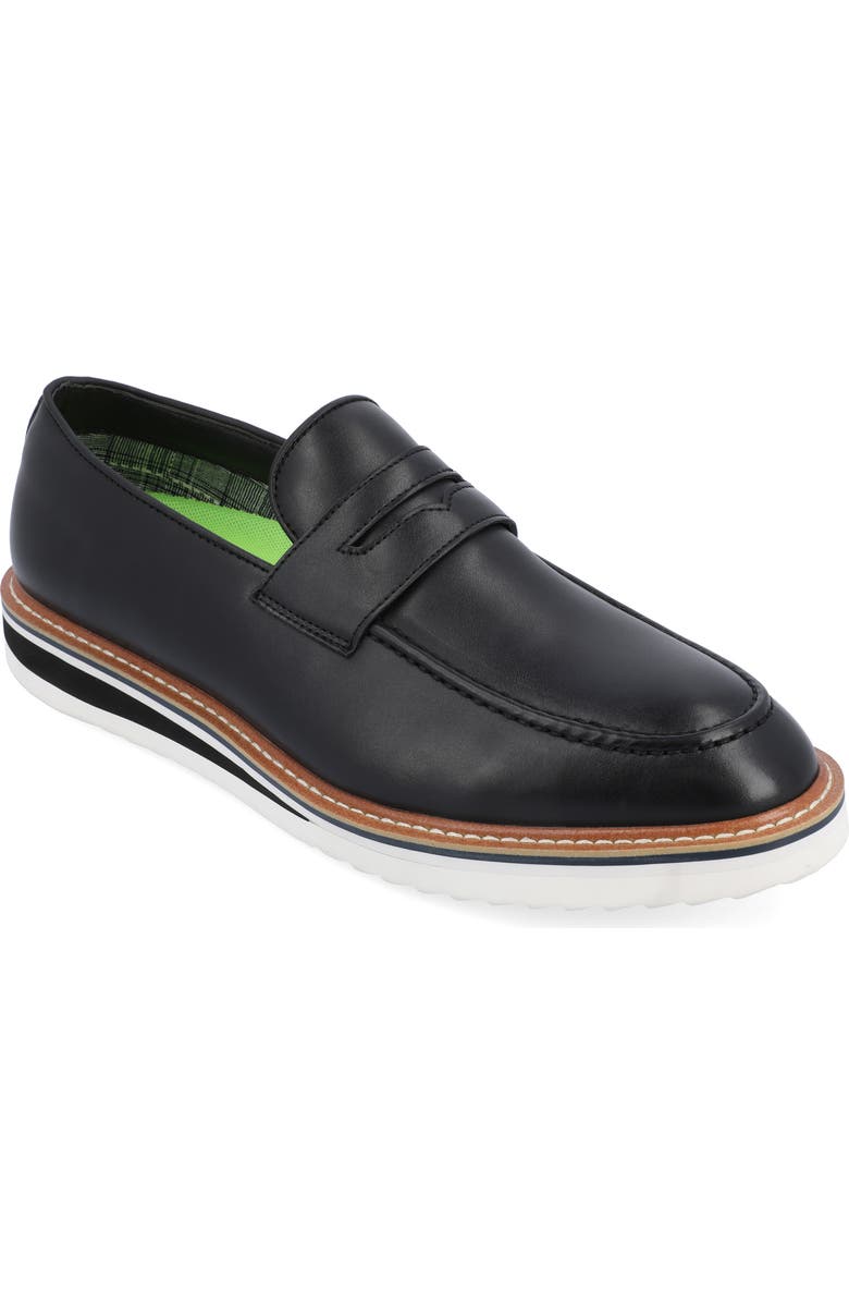 VANCE CO Albert Vegan Leather Penny Loafer, Main, color,